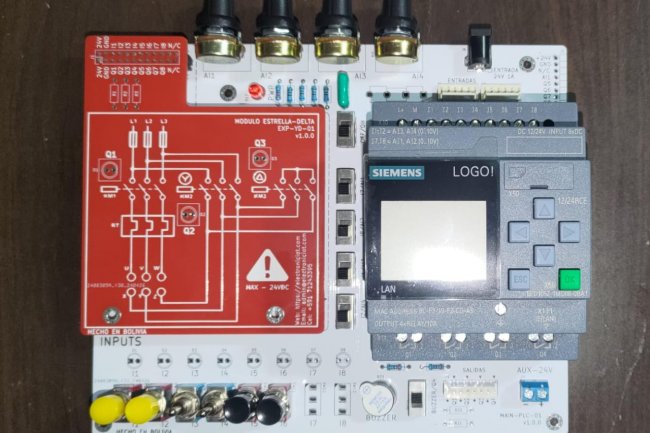 Tarjera entrenadora para PLC LOGO! o semejantes